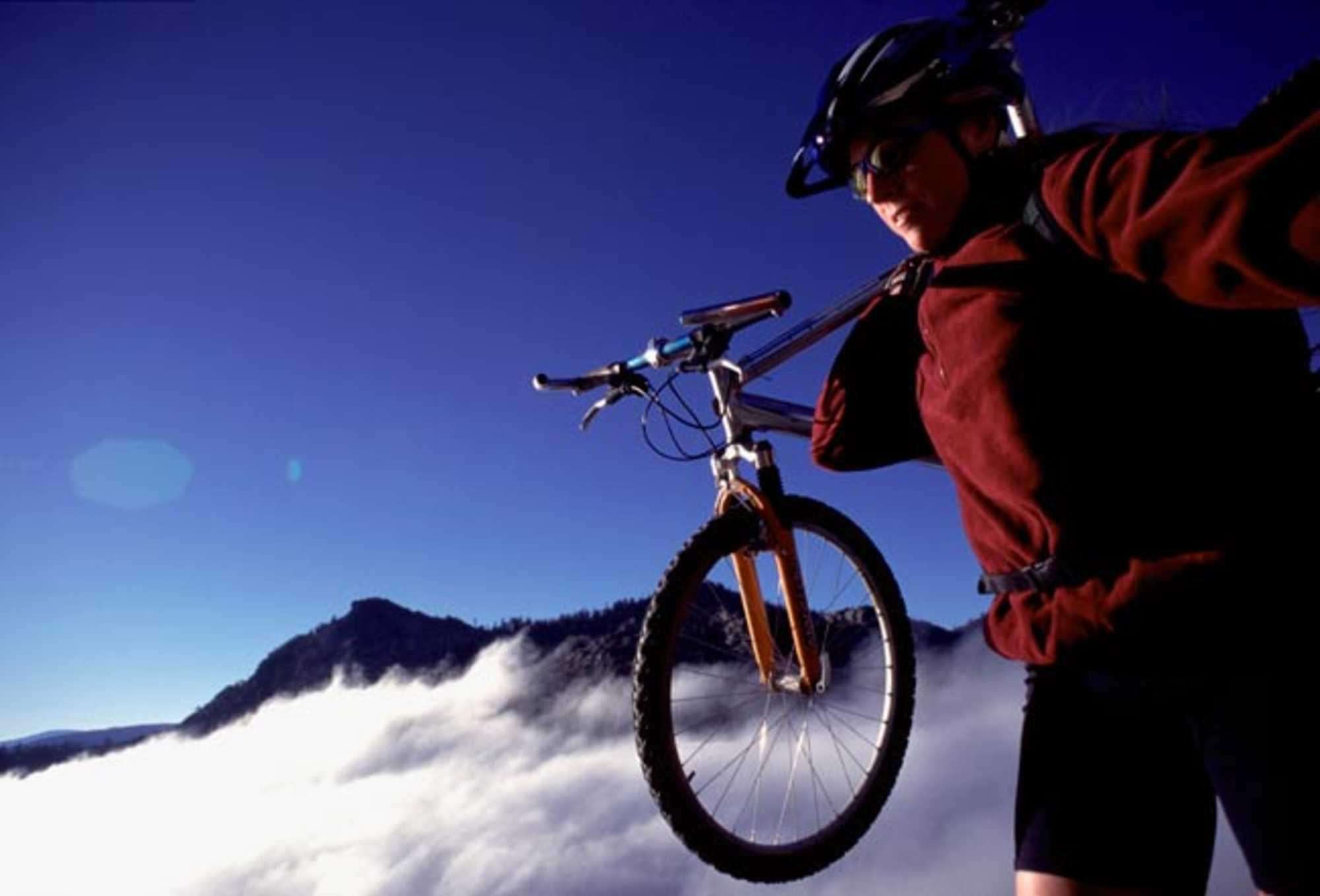 Aventura Descenso Bicicleta de montaña | Pegatina